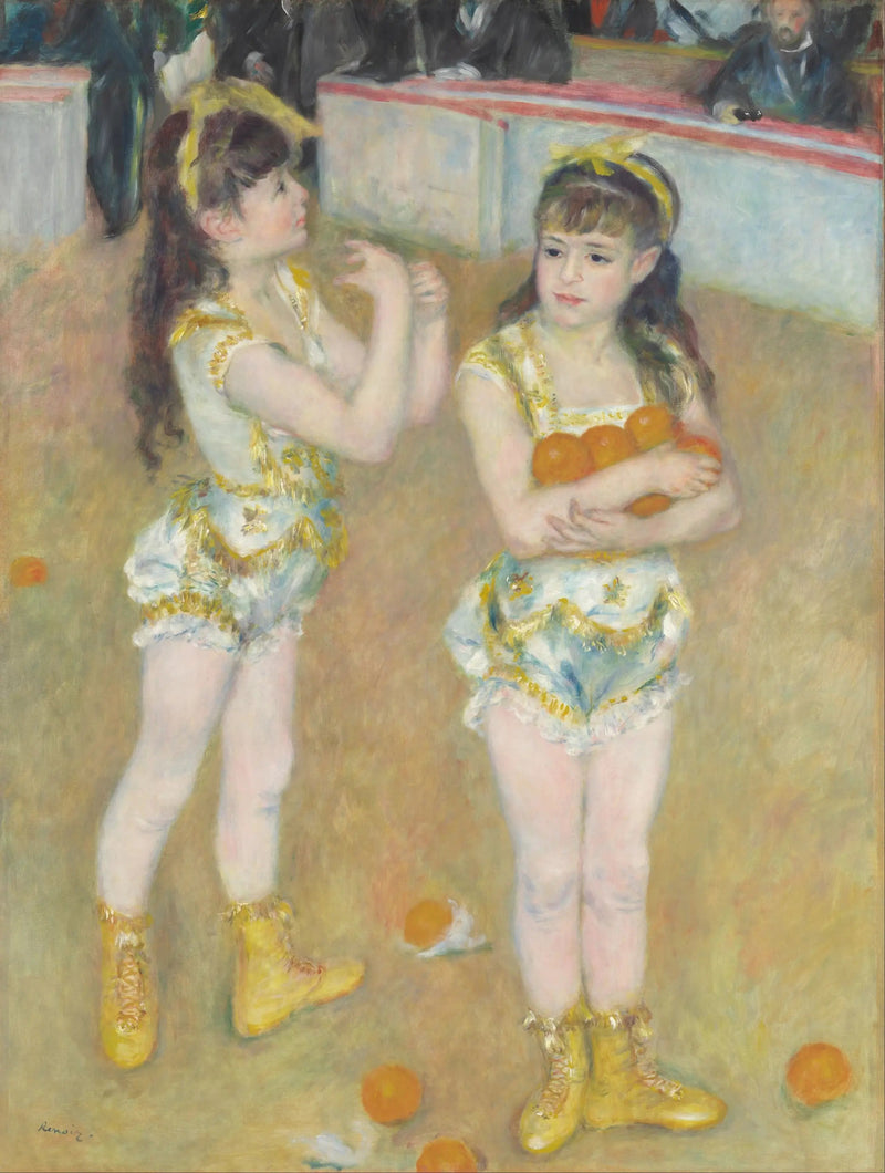 Akrobaten im Zirkus Fernando (Francisca und Angelina Wartenberg) - Pierre-Auguste Renoir