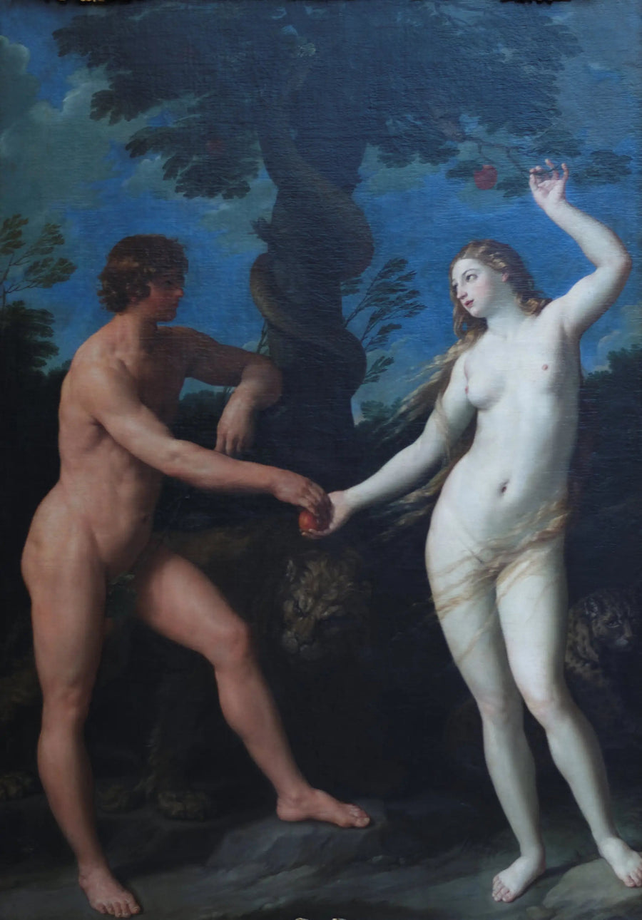 Adam und Eva im Paradies - Guido Reni