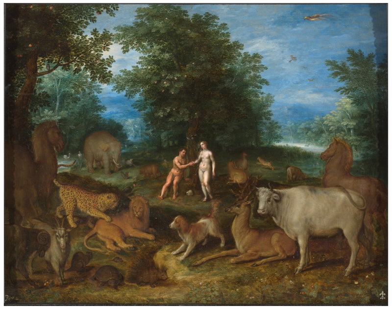 Adam et Ève au Paradis - Jan Brueghel le Jeune