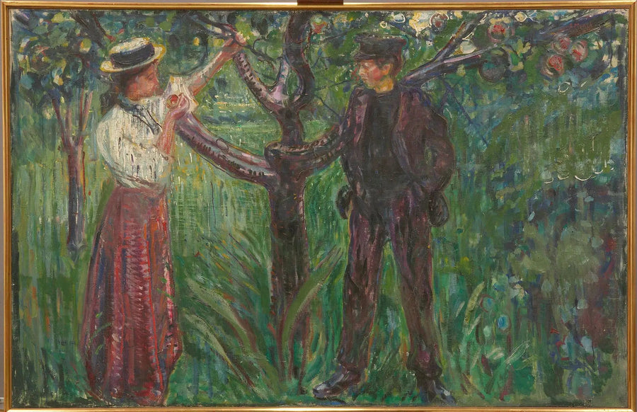 Adam und Eva - Edvard Munch