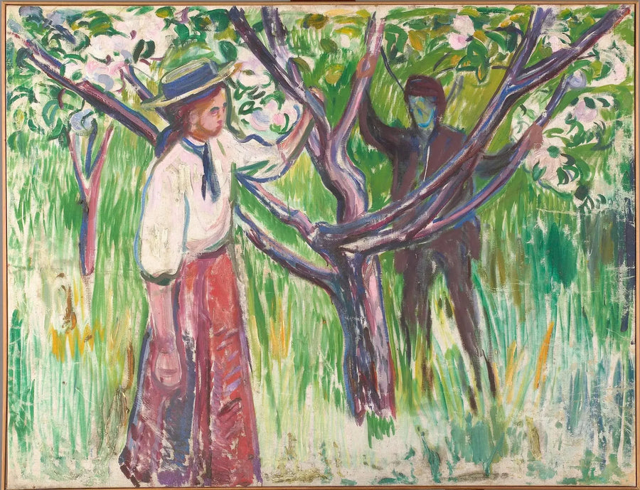 Adam und Eva - Edvard Munch
