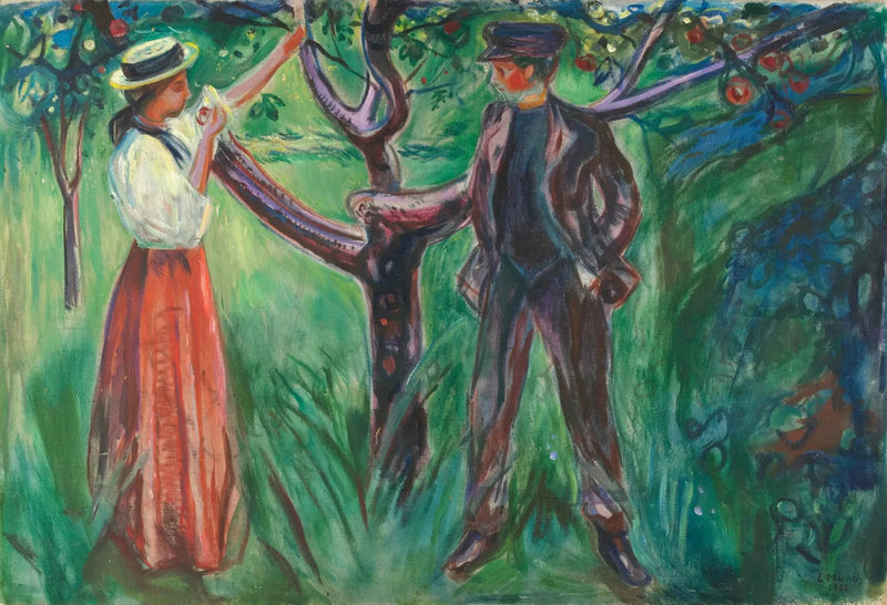 Adam und Eva - Edvard Munch