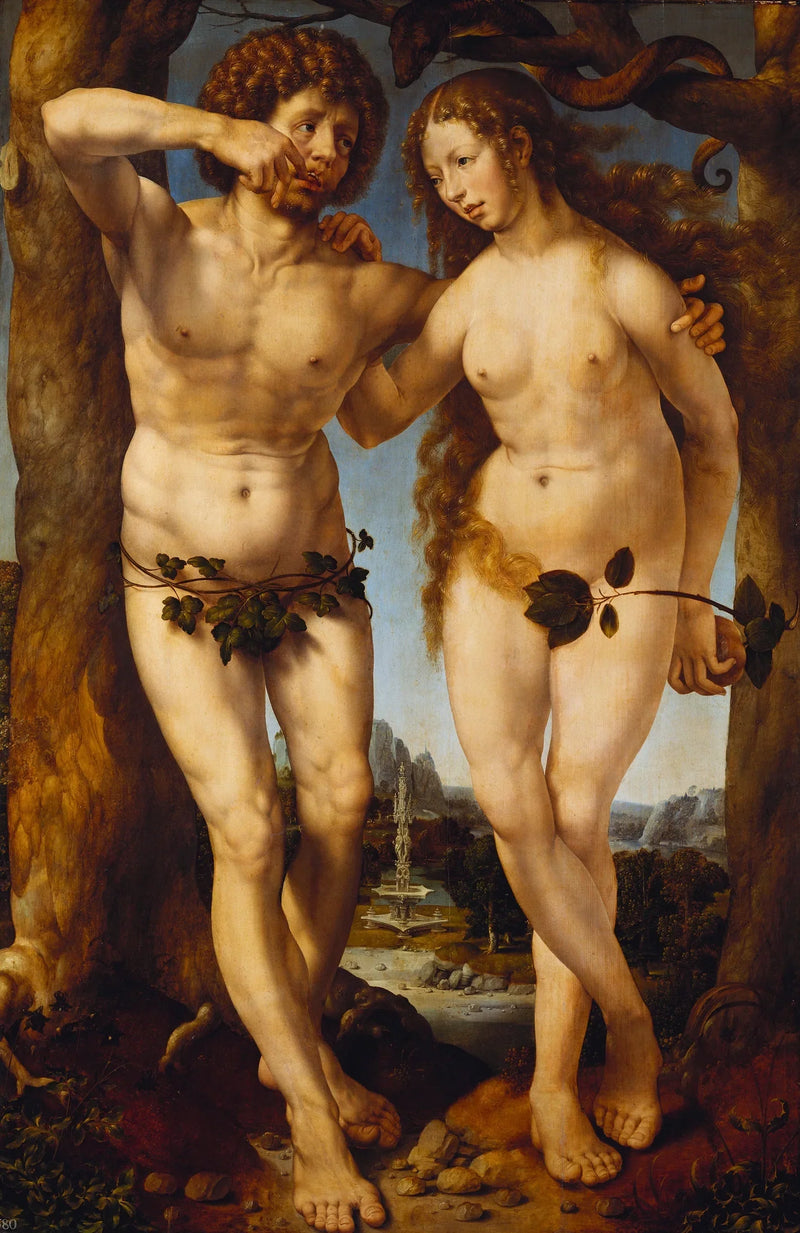 Adam und Eva - Jan Gossaert