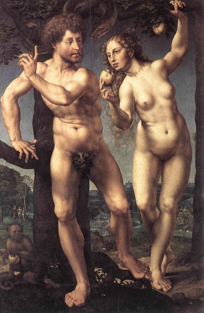 Adam und Eva - Jan Gossaert