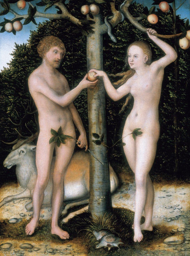Adam und Eva - Der Sündenfall des Menschen - Lucas Cranach der Ältere