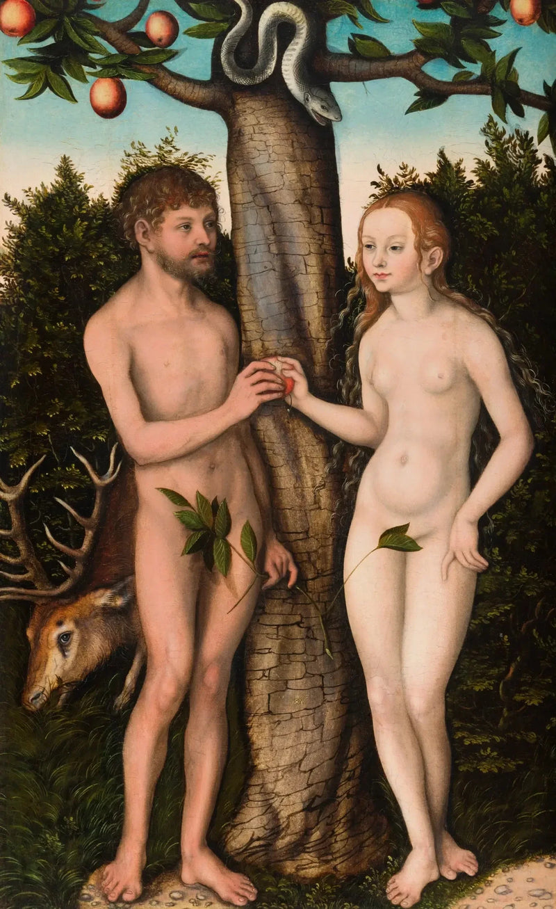 Adam und Eva - Lucas Cranach der Ältere
