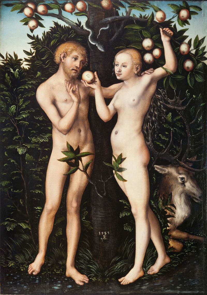 Adam und Eva - Lucas Cranach der Ältere