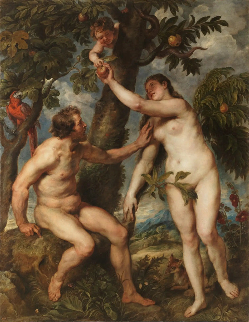 Adam und Eva - Peter Paul Rubens