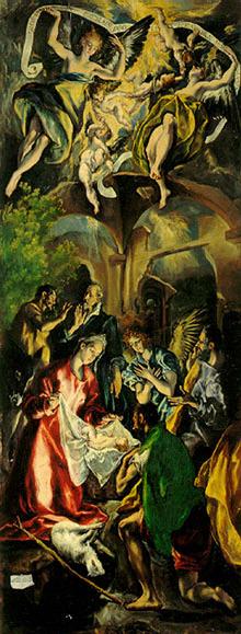 L’Adoration des bergers, Bucarest - El Greco