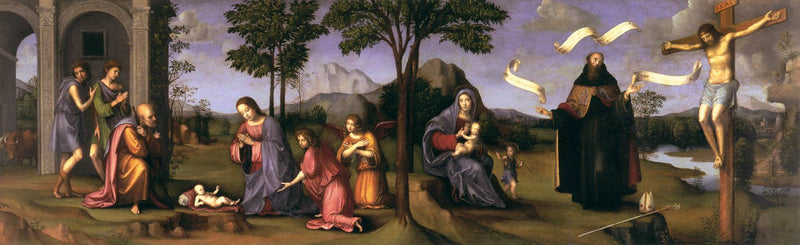 Anbetung des Kindes - Francesco Francia