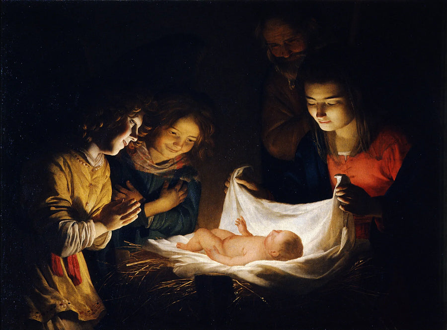 Anbetung des Kindes - Gerrit van Honthorst