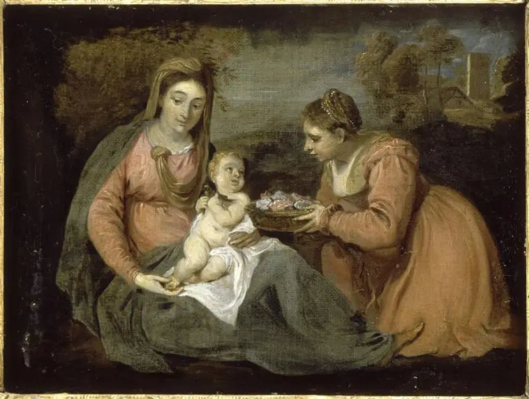 Anbetung des Jesuskindes - David Teniers der Jüngere