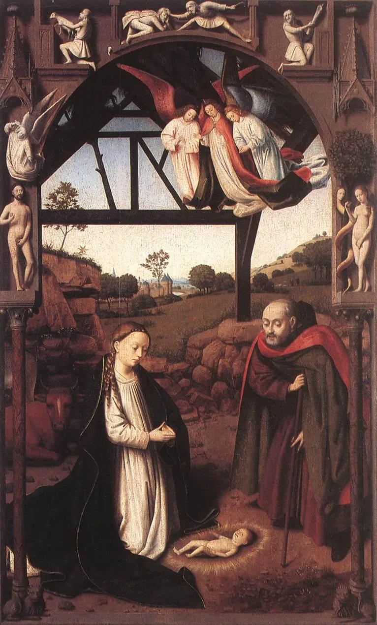 Anbetung des Jesuskindes - Petrus Christus
