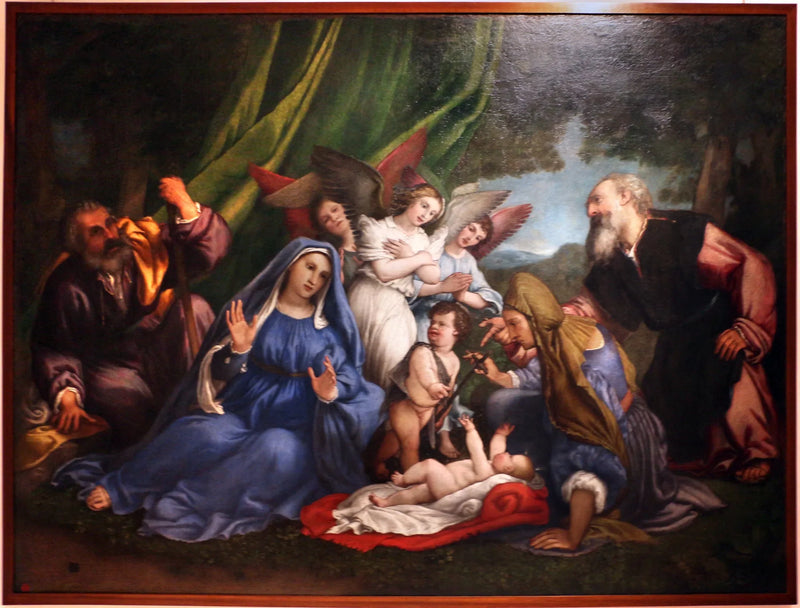 Anbetung des Kindes - Lorenzo Lotto