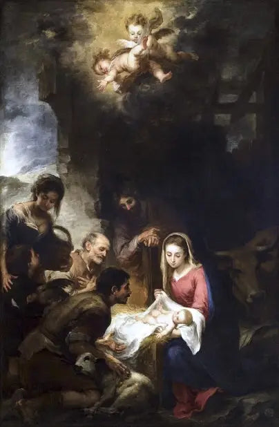 Anbetung der Hirten - Bartolomé Esteban Murillo