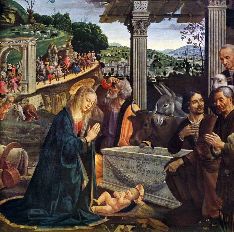 Anbetung der Hirten - Domenico Ghirlandaio