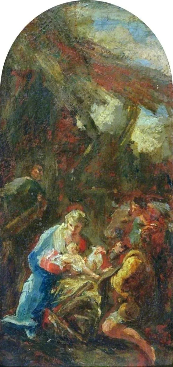 Anbetung der Hirten - Giovanni Battista Pittoni