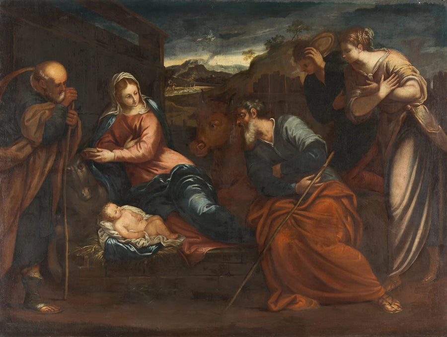 Anbetung der Hirten - Jacopo Tintoretto
