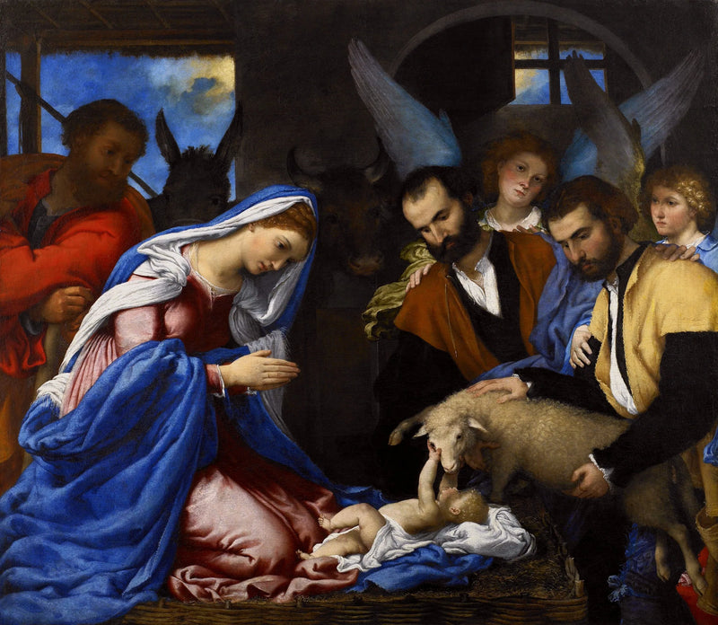 Anbetung der Hirten - Lorenzo Lotto