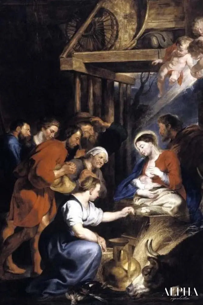 Adoration des bergers - Peter Paul Rubens - Reproductions de tableaux et peintures haut de gamme