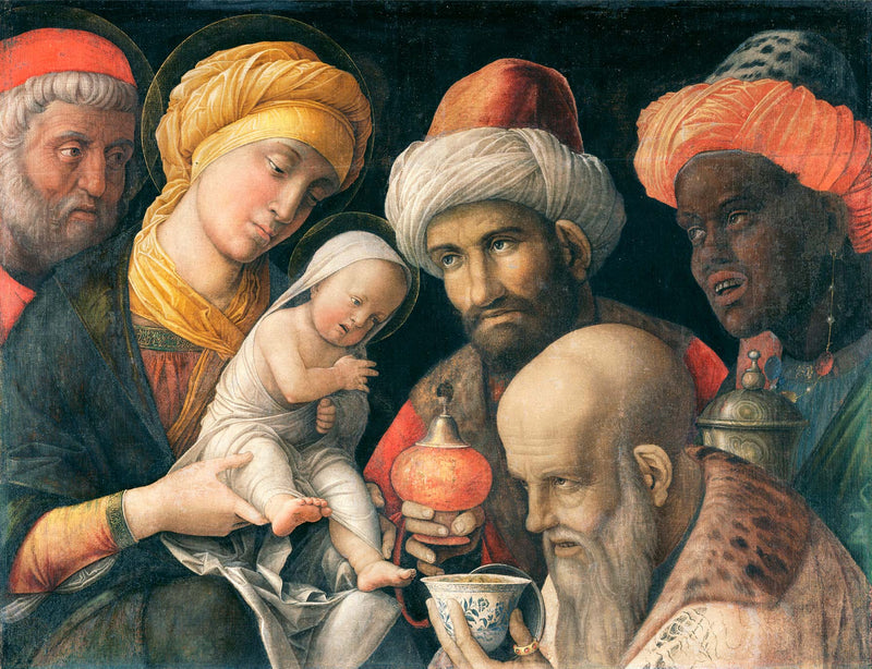 Anbetung der Weisen - Andrea Mantegna