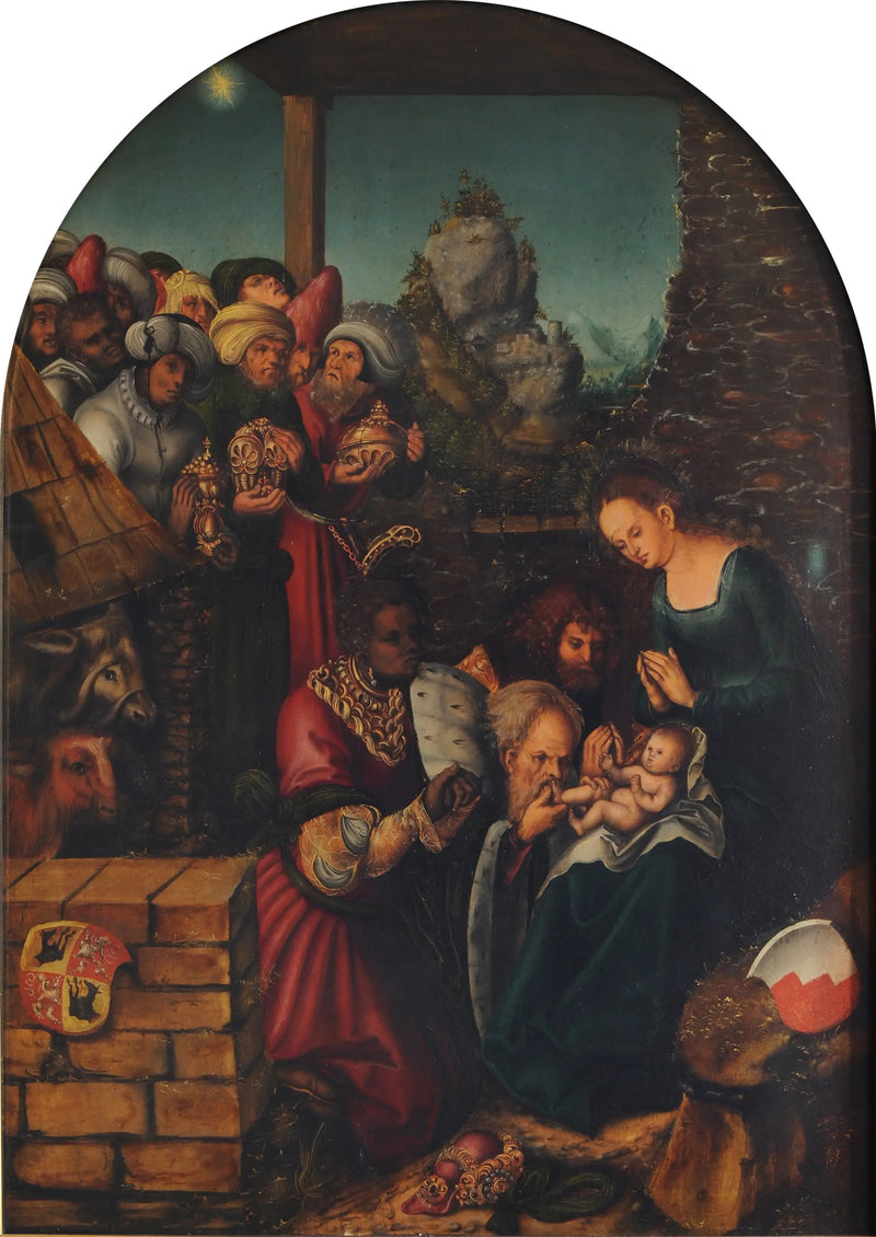 Anbetung der Könige - Lucas Cranach der Ältere