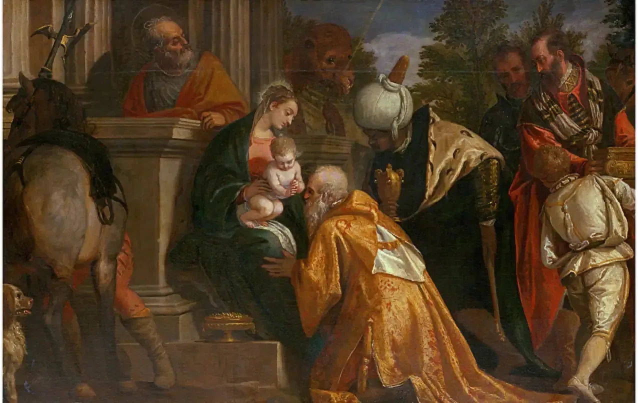 Adoration des mages - Paul Véronèse image 1 copie peinte à la main à l’huile
