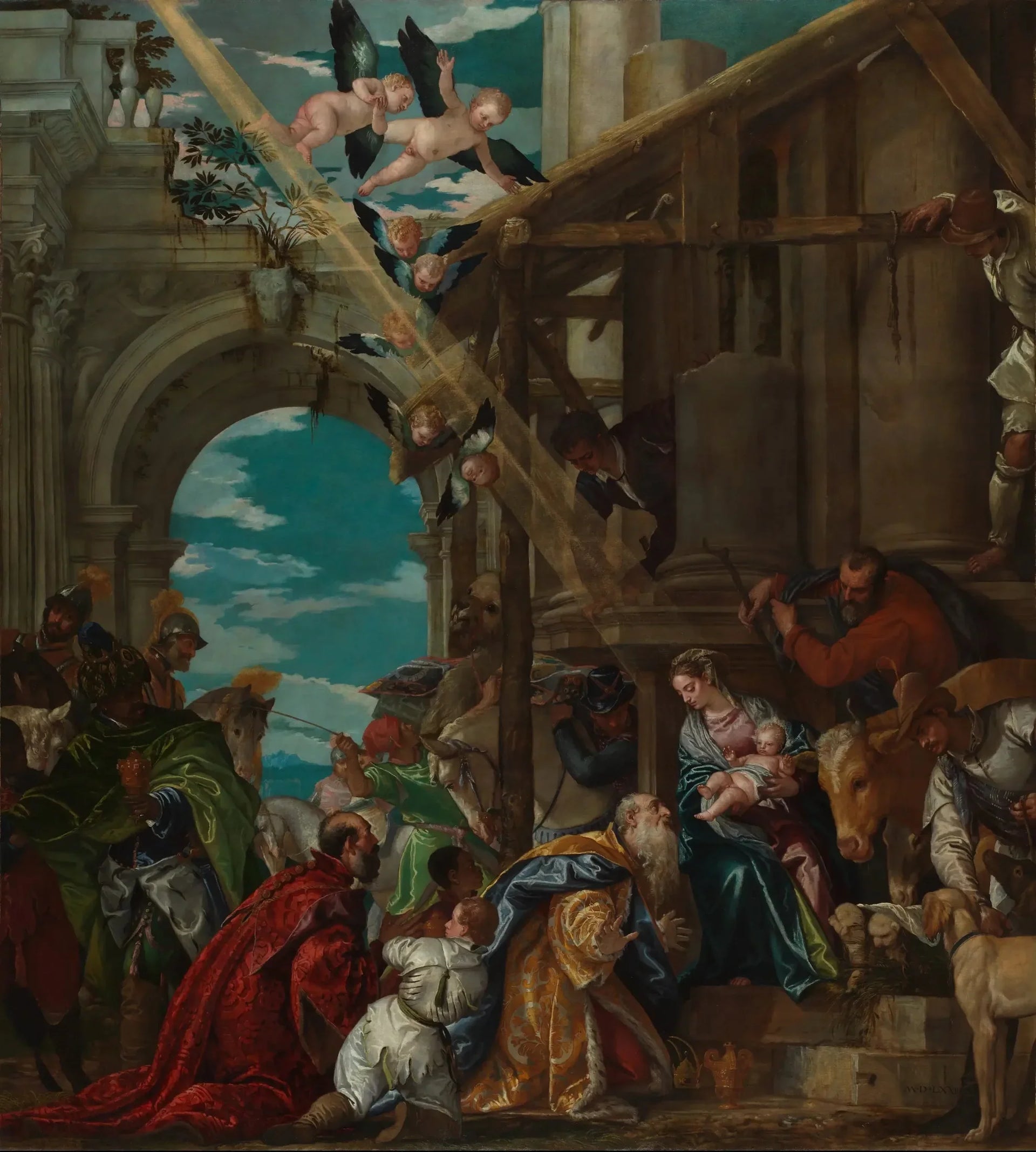 Adoration des Mages - Paul Véronèse image 1 tableau peint à l’huile sur toile