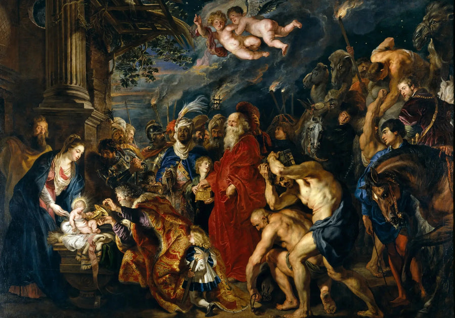 Anbetung der Könige - Peter Paul Rubens