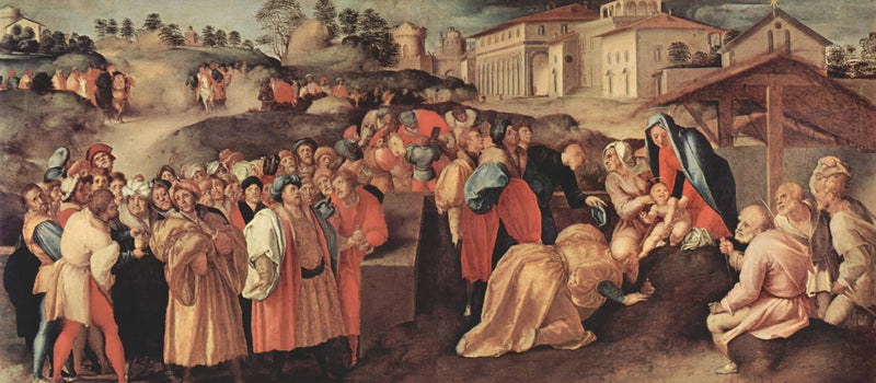 Anbetung der Heiligen Drei Könige - Pontormo