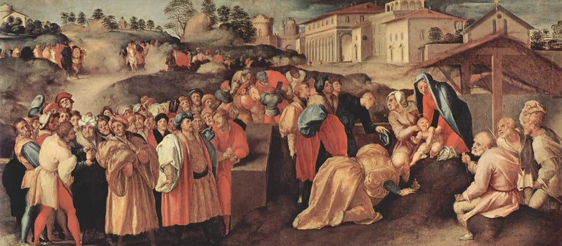 Anbetung der Heiligen Drei Könige - Pontormo
