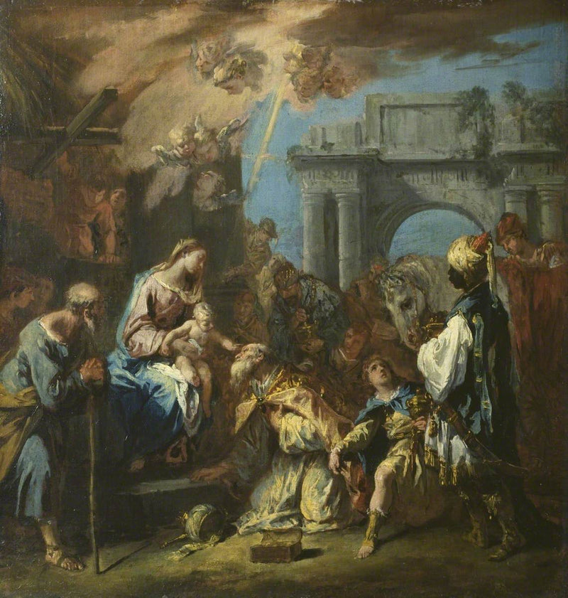 Anbetung der Heiligen Drei Könige - Sebastiano Ricci