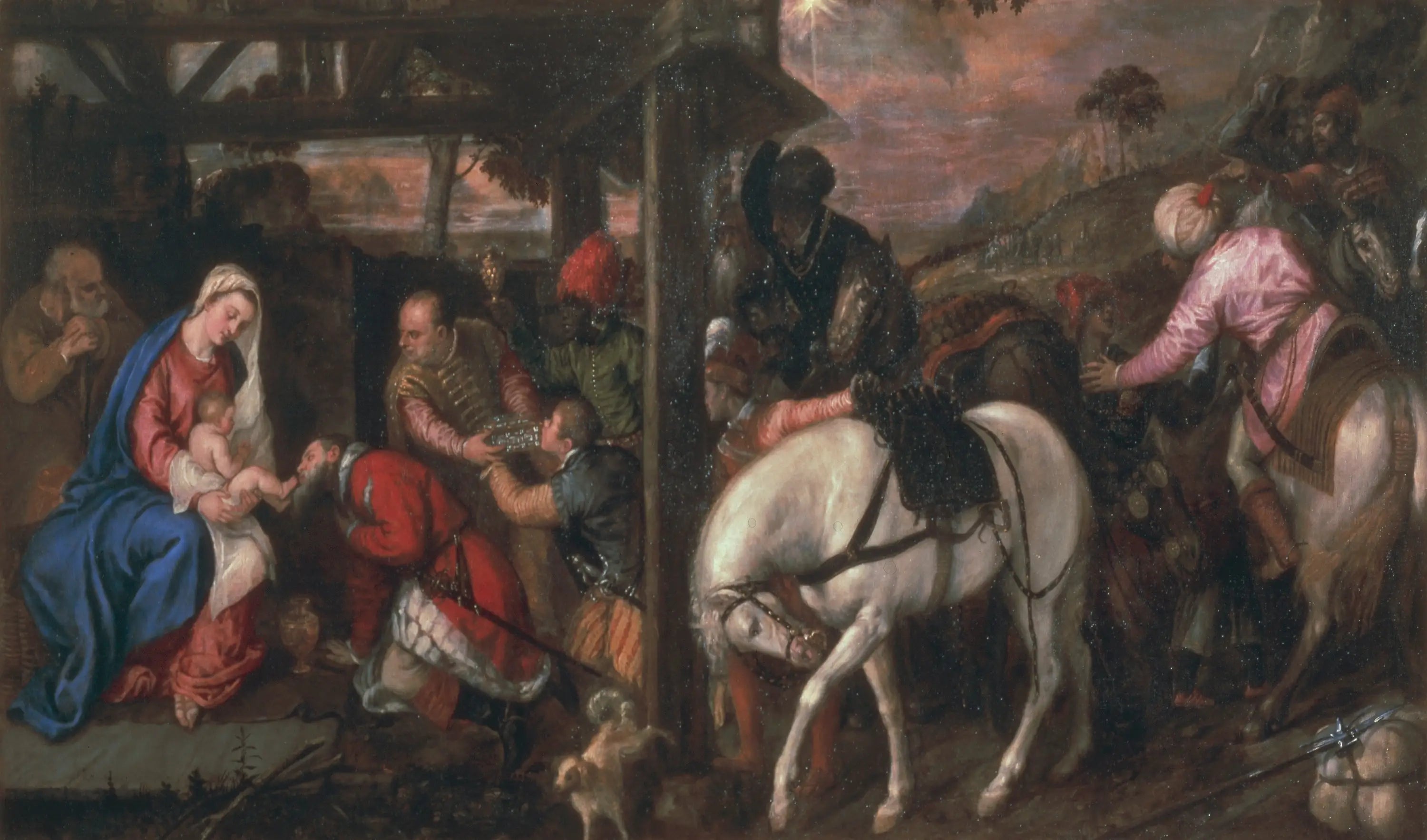 Adoration des Mages - Titian image 1 tableau peint à l’huile sur toile