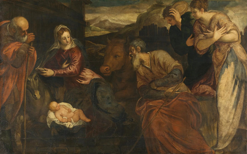 Anbetung der Hirten - Jacopo Tintoretto