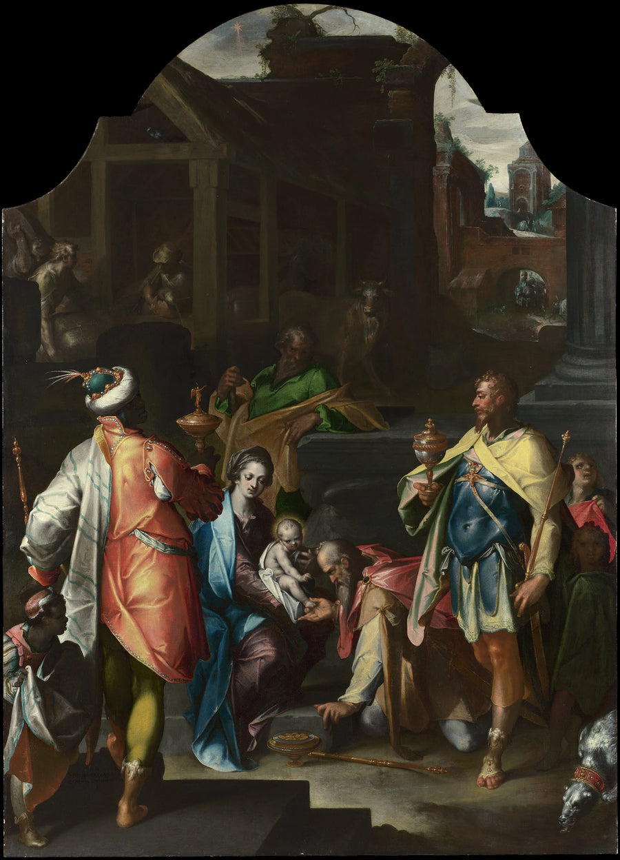 L'Adoration des Rois - Bartholomeus Spranger