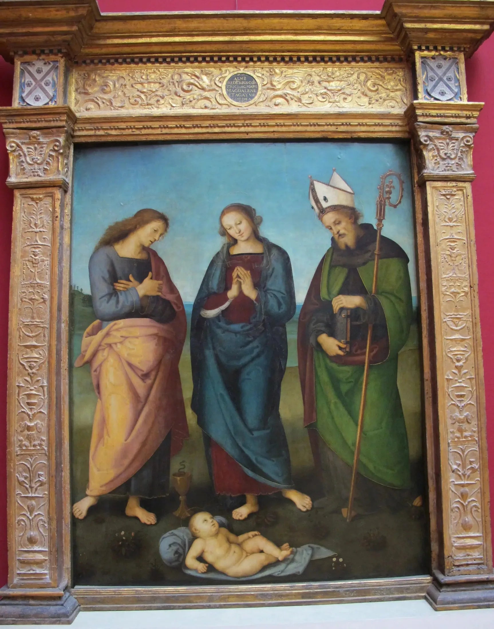adorazione del bambino - Pietro Perugino image 1 tableau peint à l’huile sur toile