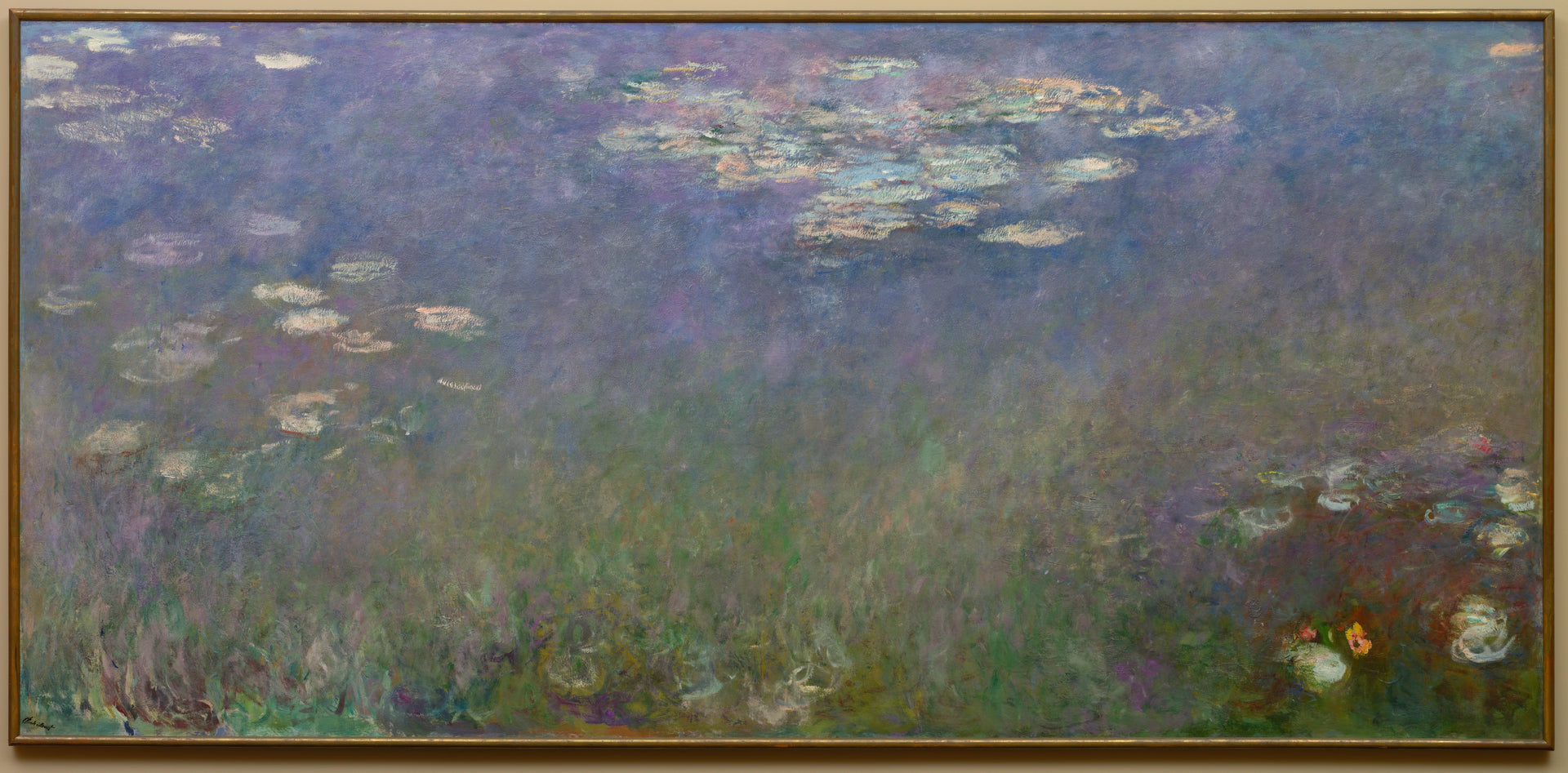 Nymphéas, Agapanthus de Claude Monet, vers 1915–1926 – Cleveland Museum of Art 1960.81, Wildenstein 1975