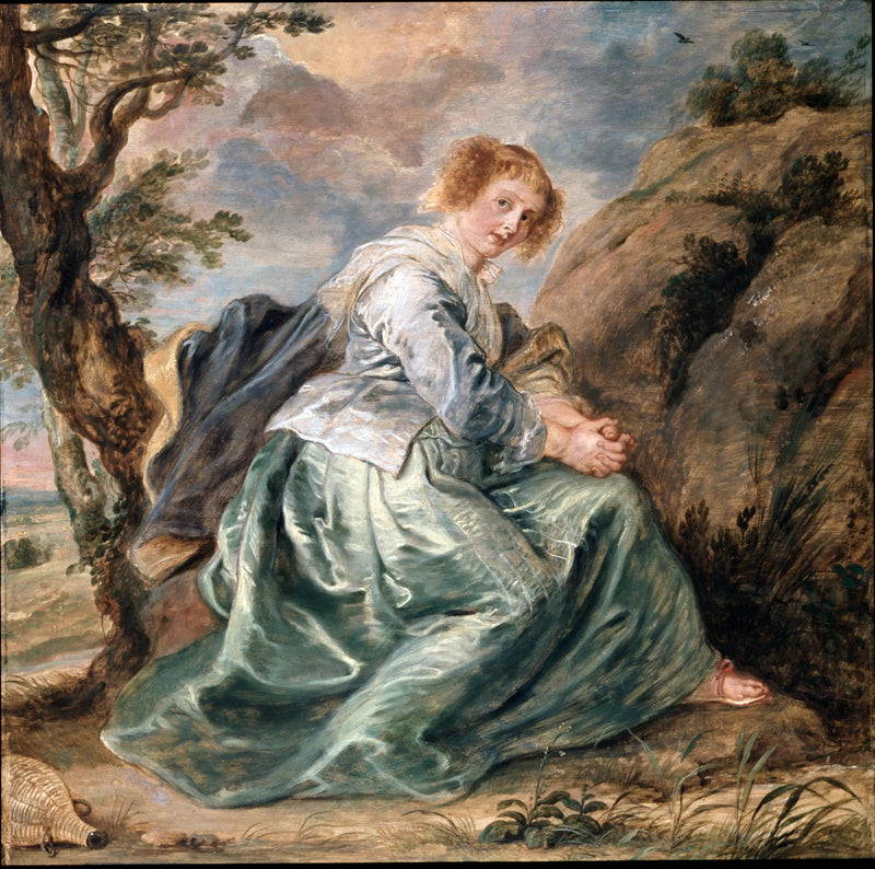 Agar in der Wüste - Peter Paul Rubens