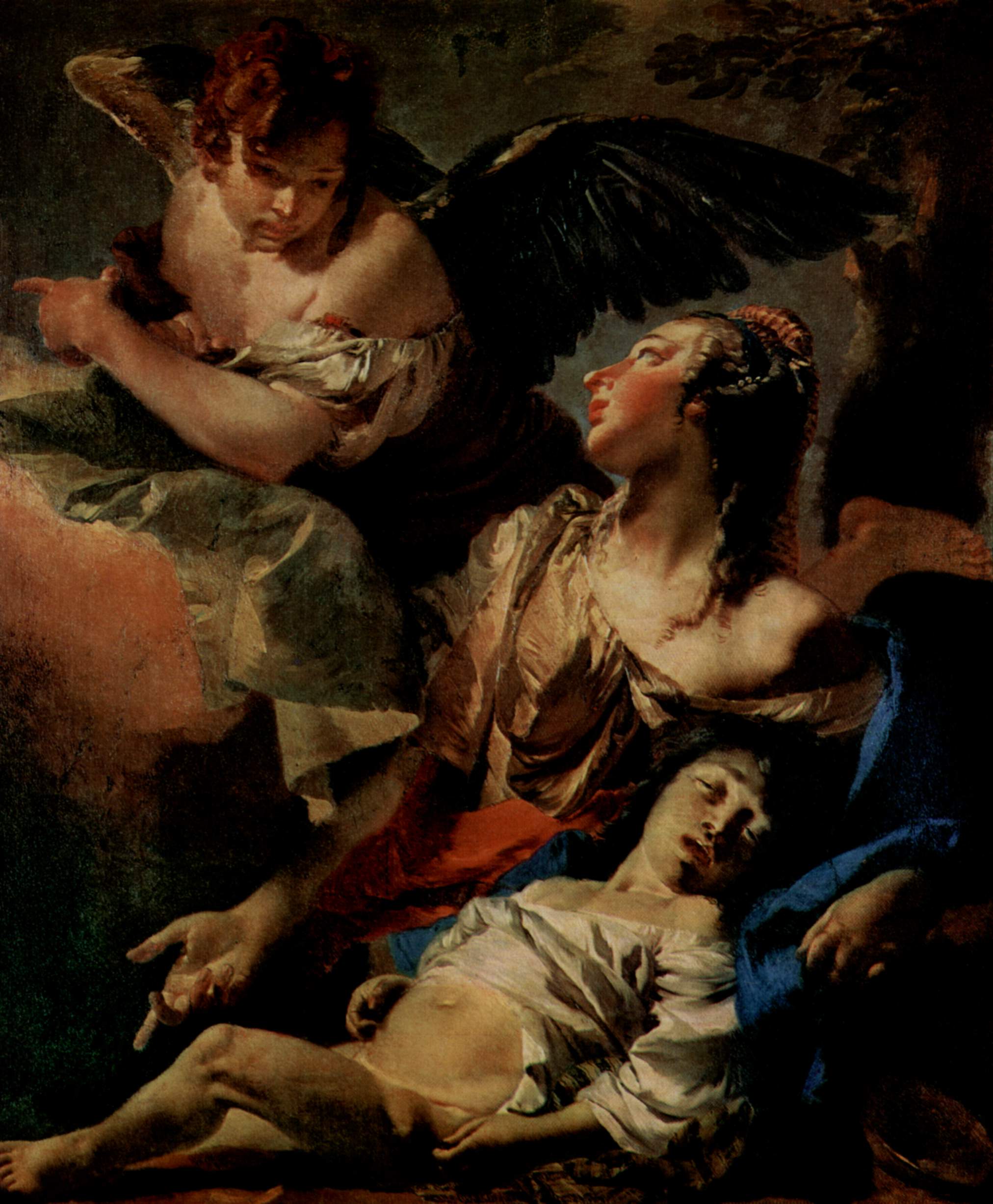 Agar und Ismaël in der Wüste - Giovanni Battista Tiepolo