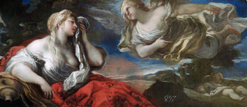 Agar und Ismaël in der Wüste - Luca Giordano