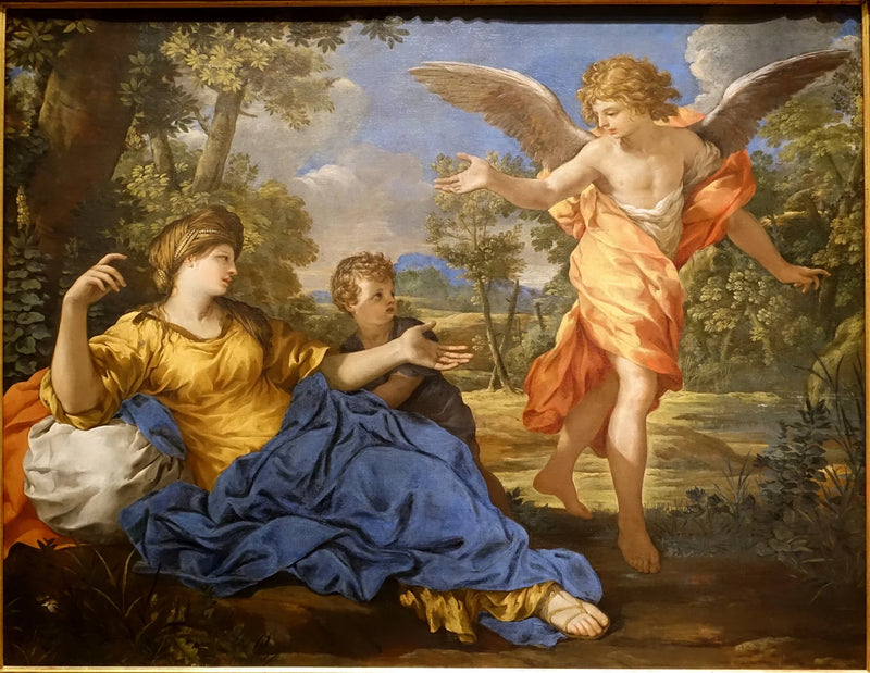Agar und der Engel - Pietro da Cortona