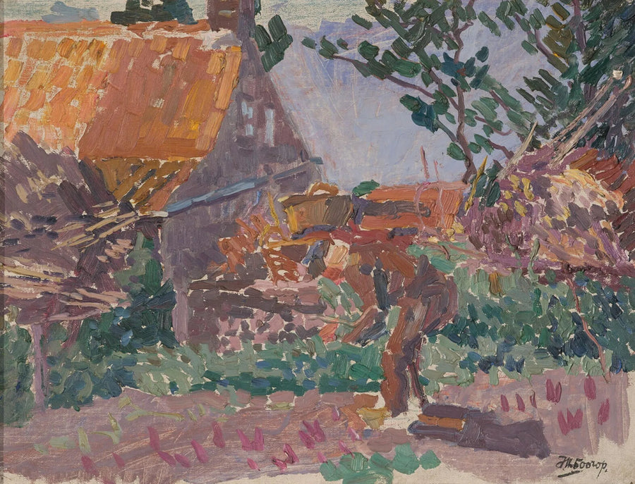 Bauer in seinem Gemüsegarten – Jan Toorop