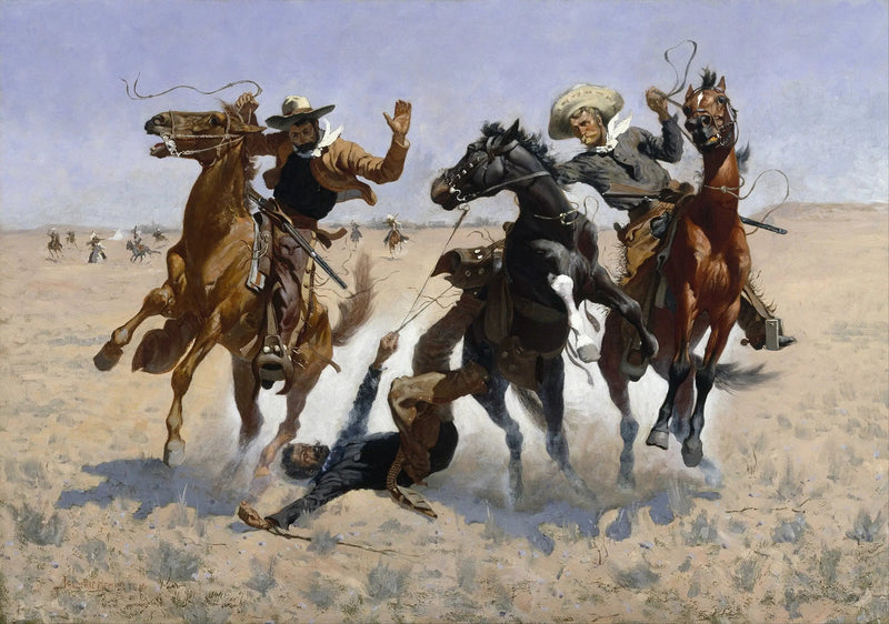 Helfe einem Kameraden - Frederic Remington