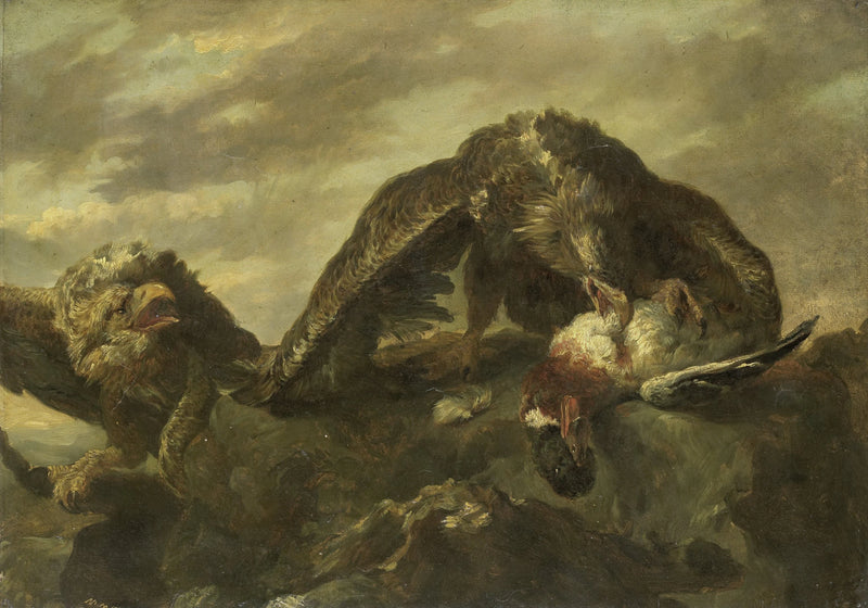 Aigles sur les rochers - Matthijs Maris