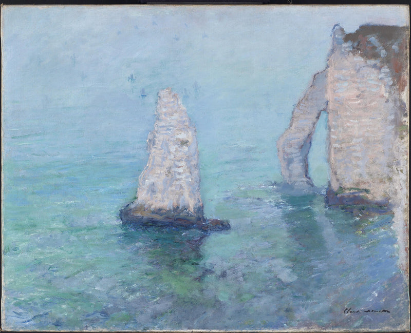 Die Nadel und das Downstream Gate, EEtretat W1033 - Claude Monet