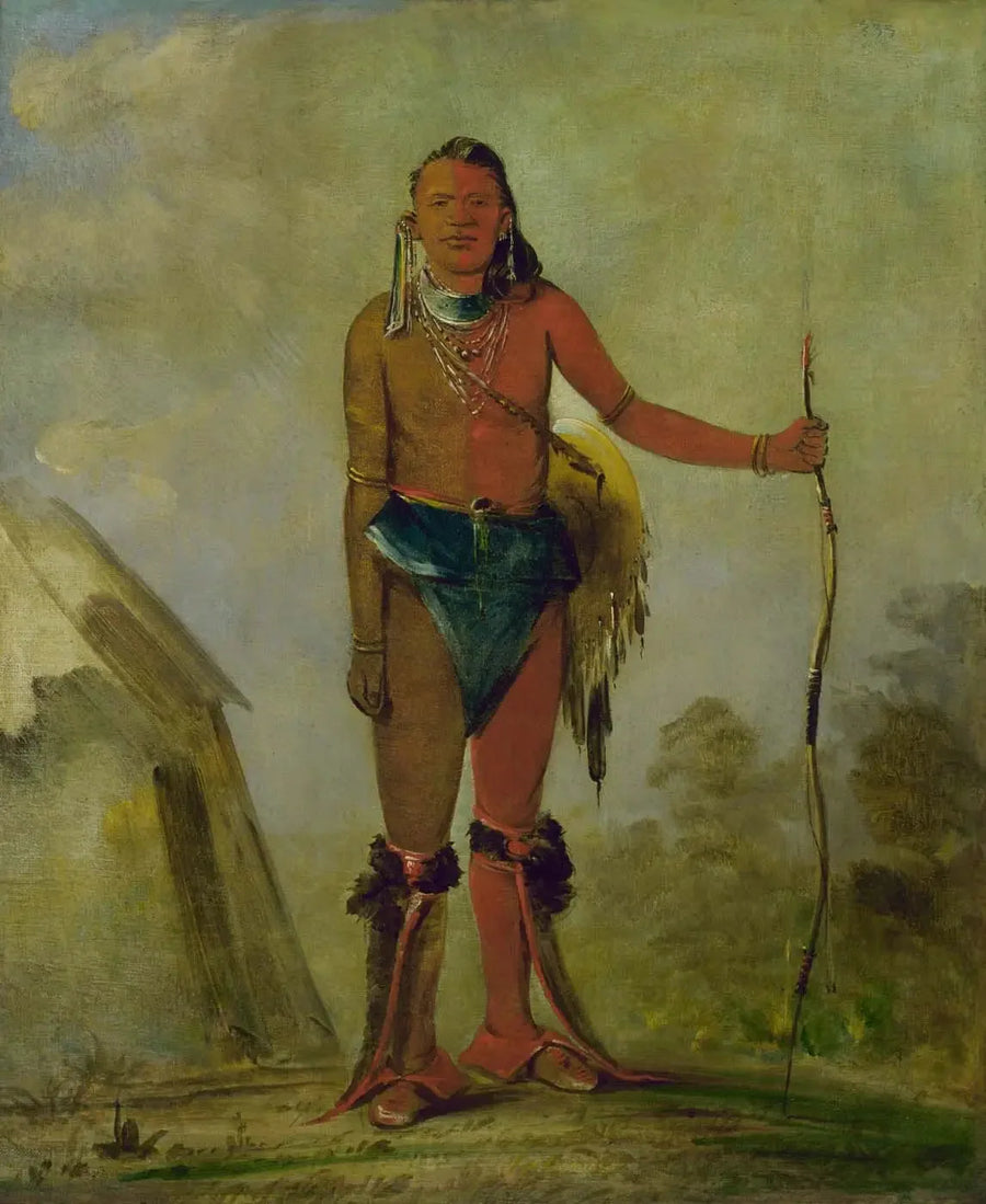 Aih-no-wa, Das Feuer, ein heilender Fuchs - George Catlin