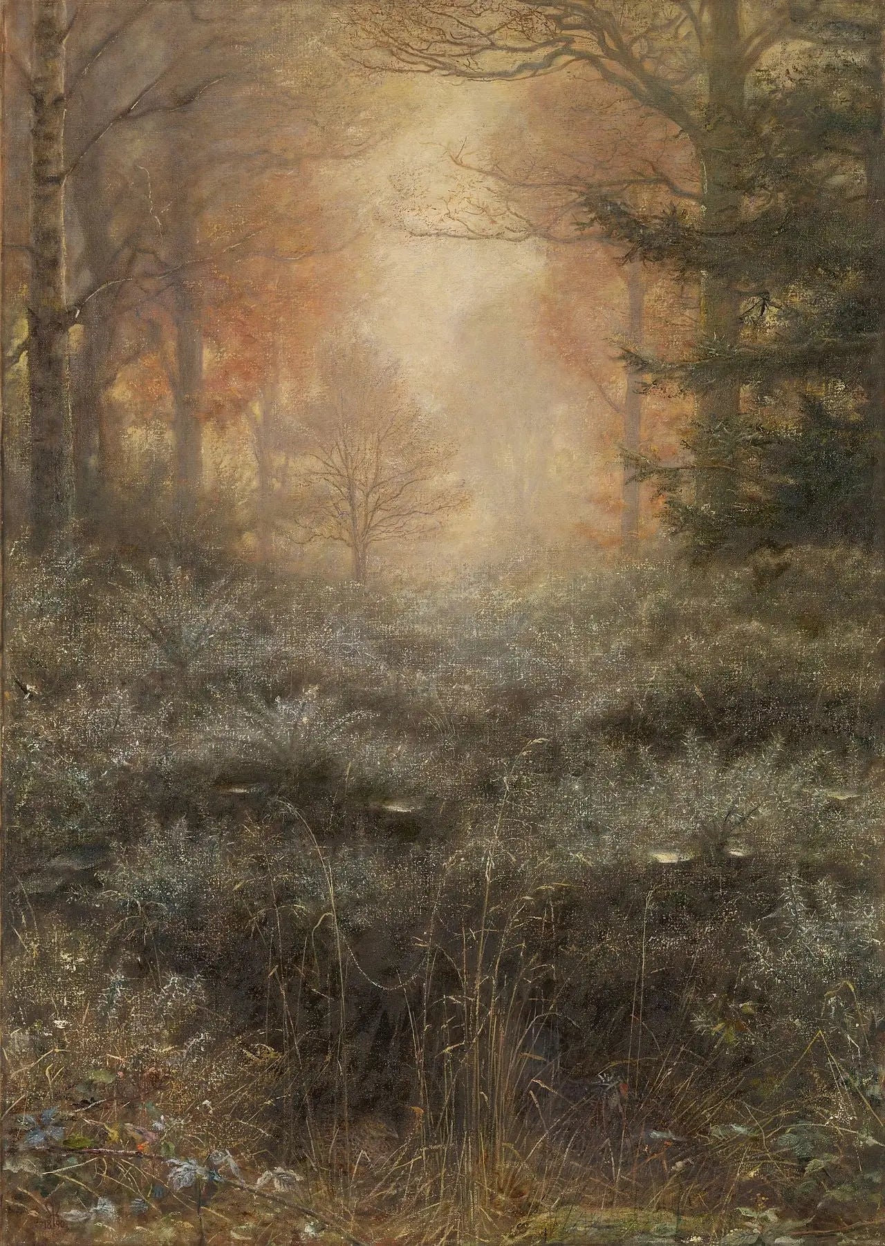 Ajoncs détrempés par la rosée - John Everett Millais image 2 reproduction de peinture à l’huile
