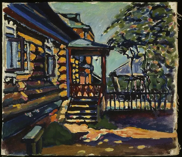 Akhtyrka, Haupteingang der Datscha - Vassily Kandinsky