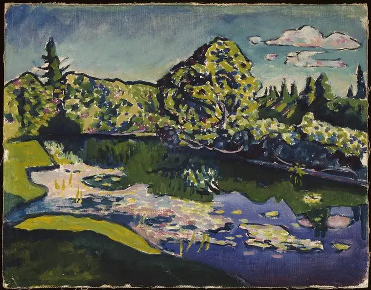 Akhtyrka, Teich im Park - Vassily Kandinsky