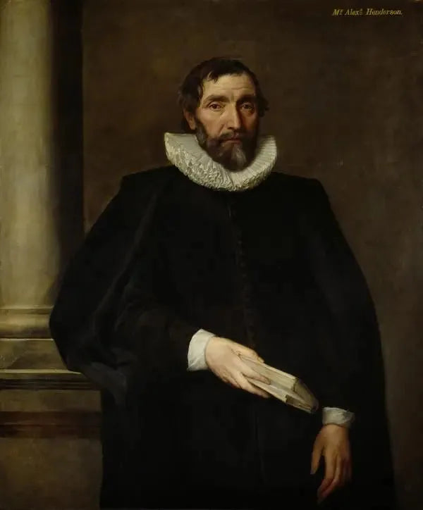 Alexander Henderson, vers 1583 - 1646. Théologien et diplomate presbytérien - Antoine van Dyck image 1 reproduction d’œuvre d’art à l’huile